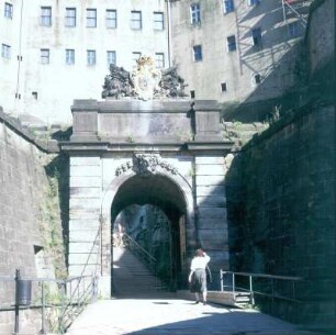 Festung, Eingangsportal : Königstein (Sächsische Schweiz). Festung, Eingangsportal
