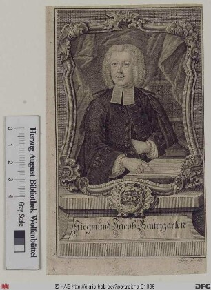 Bildnis Sigmund Jacob Baumgarten