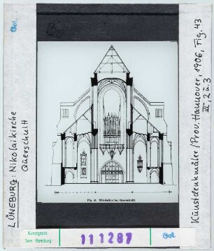 Lüneburg: Nikolaikirche, Querschnitt