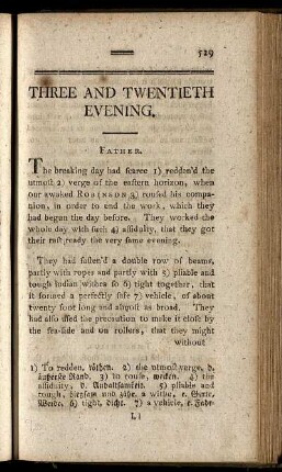 Three And Twentieth Evening.