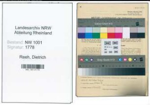 Entnazifizierung Dietrich Reeh, geb. 12.05.1894 (Landwirt)