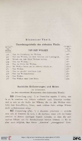 Siebenter Theil