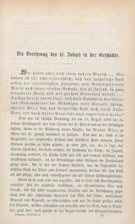 137-161 Die Verehrung des heiligen Joseph in der Geschichte