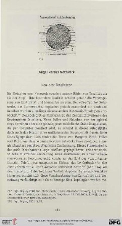 Kugel versus Netzwerk