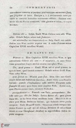 Ad Caput VII