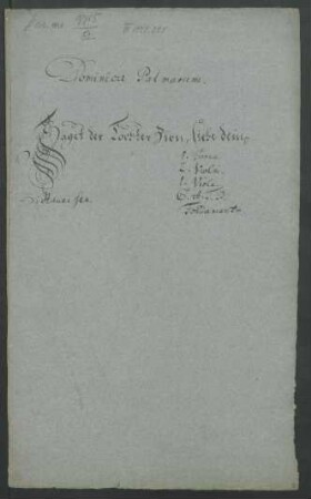 Saget der Tochter Zion; V (2), Coro, orch