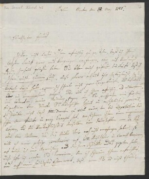 Brief an Gottfried Christoph Härtel ; 19.05.1806