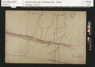 Grubenbaue von Beschert Glück Fundgrube, nördlicher Teil