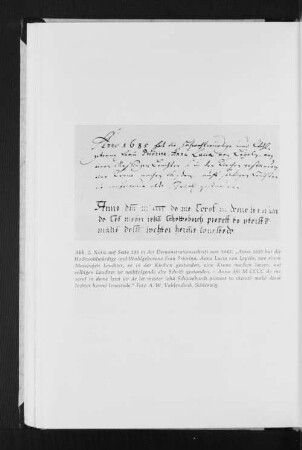 Abb. 2: Notiz auf Seite 183 in der Demonstrationsschrift von 1643