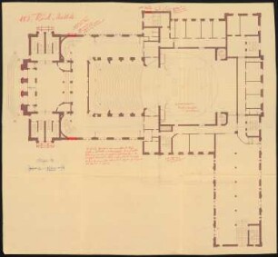 Stadttheater, Kiel: Grundriss 1:100