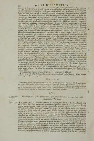 XCI. Ejusdem Caroli Calvi Praeceptum, quo praedia quaedam in pago Stampensi conceduntur Weniloni.