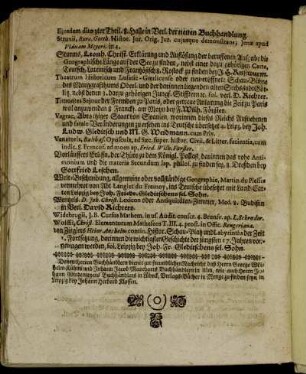 Denen Herren Buchhändlern dienet zur freundlichen Nachricht,[...]