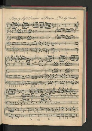 Sung by Signora Casarini in Phaeton