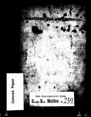 Gerichtshandels- und Konsensbuch von Seeligstadt (bei Wilsdruff), Bd. 2