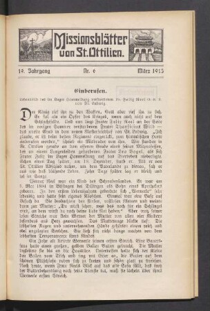 Nr. 6. März 1915