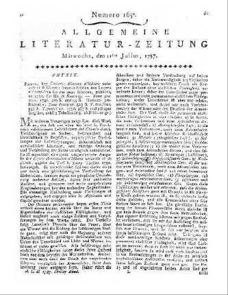 Fourcroy, A. F. de: Élémens d'histoire naturelle et de Chimie. 2. Ausg. Bd. 1-4. Paris: Cuchet 1786