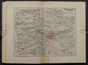 [Karte]: NÜRNBERG und Umgegend