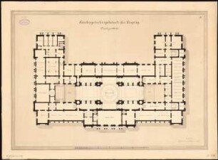 Reichsgericht, Leipzig: Grundriss DG