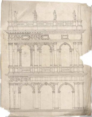 Stegmann, Carl von; Italien; Bauaufnahmen - Gebäude (Ansicht)