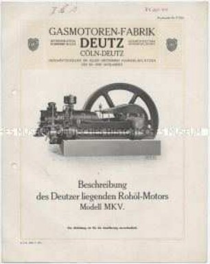 Rohölmotor Modell MKV