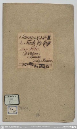 Sonatas - Mus.2981-R-11 : vl, bc - F; LeeB 3.69