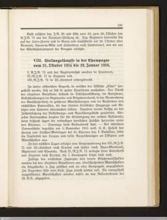 VIII. Stellungskämpfe in der Champagne ...