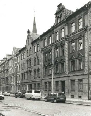 Meißen-Triebischtal, Wittigstraße 1 bis 3. Wohnhäuser (um 1895)