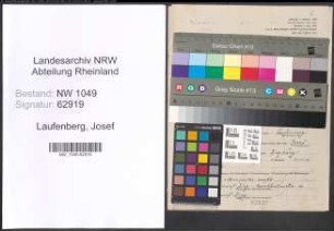 Entnazifizierung Josef Laufenberg , geb. 03.07.1897 (Installateur)