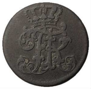 Fundmünze, 3 Pfennig, 1752