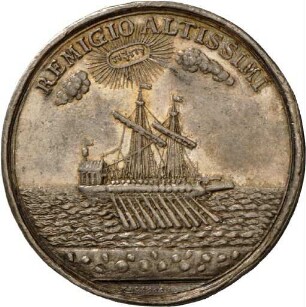 Medaille von Michael Möller auf Herzog Rudolf August von Braunschweig-Lüneburg