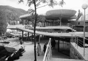 Badenweiler: das neue Kurhaus; Terrassen von Norden