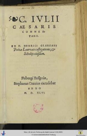 C. Ivlii Caesaris Commentarii