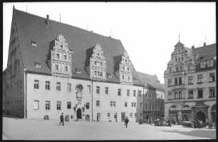 Meißen. Markt mit Rathaus