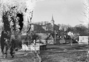 Schleiz, Schloss : Schleiz. Blick zum Schloss