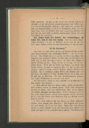 10. Die Berufswahl.