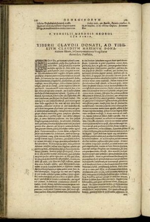 Tiberii Claudii Donati, Ad Tiberium Claudium Maximum Donatianum filium, in Interpretationes Vergilianӕ Aeneidos