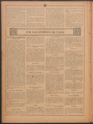 Por los dominios de Talía