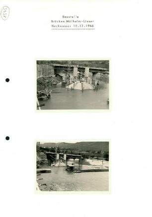 Moselbrücke Mülheim - Lieser, 1966-1968