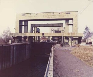 Schiffshebewerk Rothensee/Mittellandkanal vor Generalreparatur 1979-1981