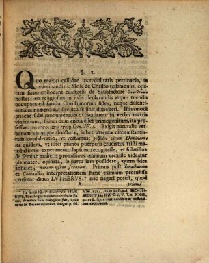 Fides matris viventium in virum Iehovam, Genes. IV, 1 : Diss. theol.