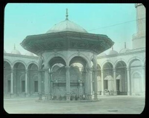 Kairo. Brunnenhaus im Innenhof der Mohamed-Ali-Moschee in Kairo