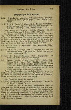 Eingegangen beim Ordner