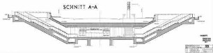 Stuttgart Schwabstraße: Längsschnitt A-A Seyfferstrasse Bahnsteig