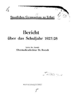 1927/28: Bericht ... - 1927/28