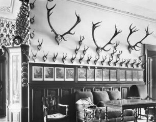 Gaußig. Schloss, Inneres. Jagdzimmer