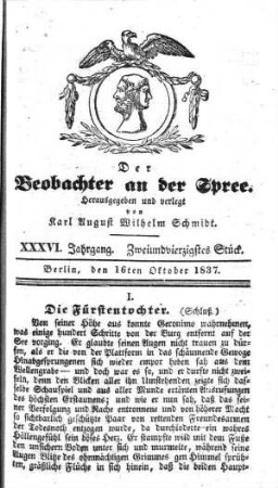 42. Stueck, 16. Oktober 1837