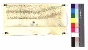 Lehenrevers des Georg von Woellwarth zu Rosenstein gegen Propst Albrecht I. zu Ellwangen um Baiershofen, Bernlohe, Röthardt, Westhausen und Zehnten auf etliche Güter zu Böbingen