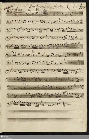 108. Aria: Fra l'orror di questa selva / Galuppi, B.
