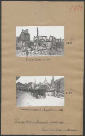 Zerstörter Stadtteil von Lille