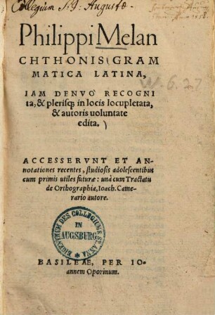 Grammatica latina